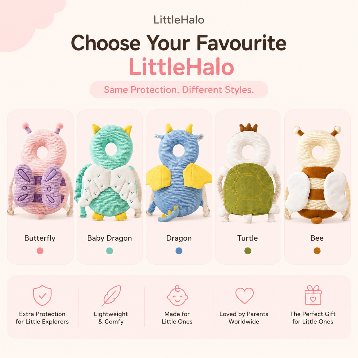 LittleHalo Baby Safety Backpack