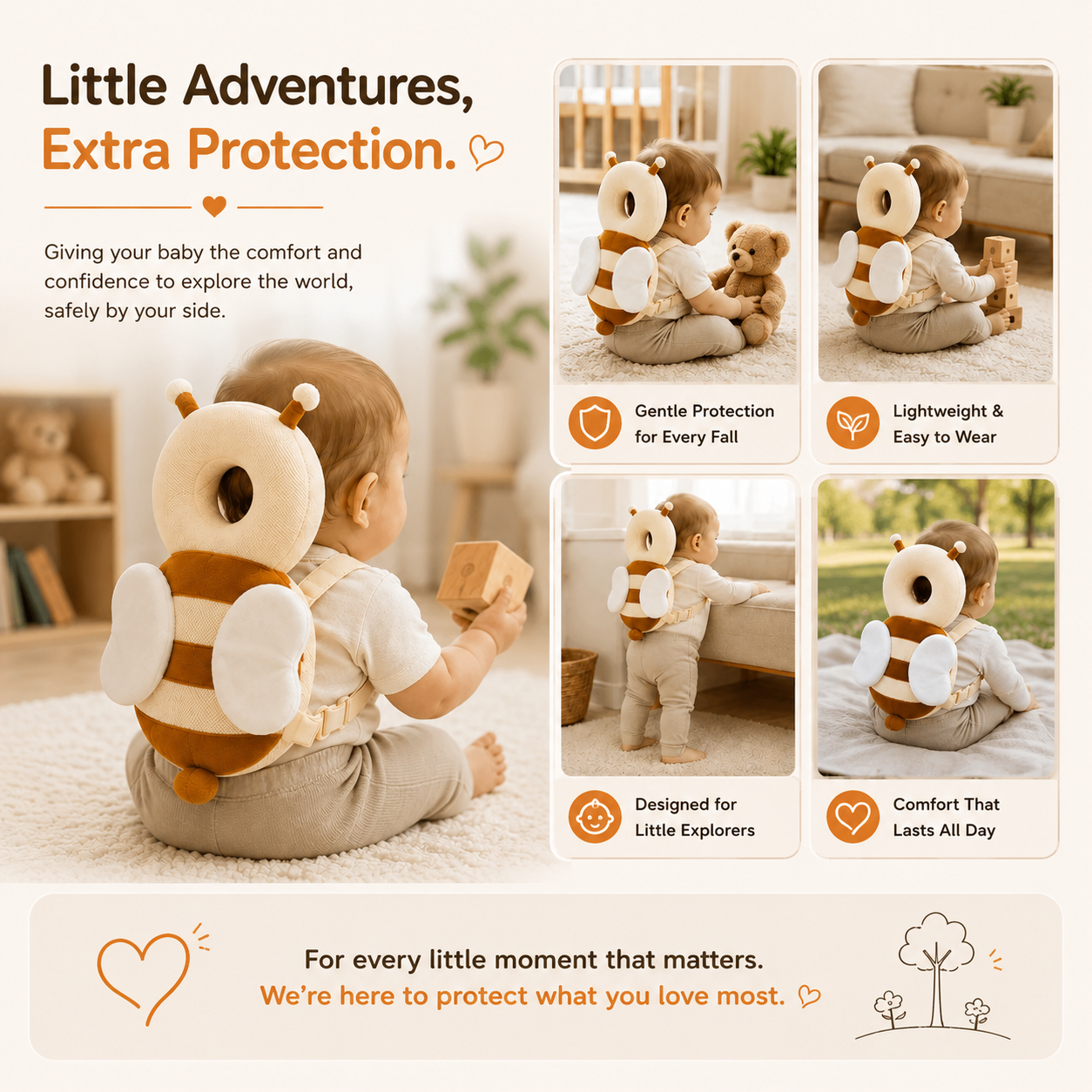 LittleHalo Baby Safety Backpack